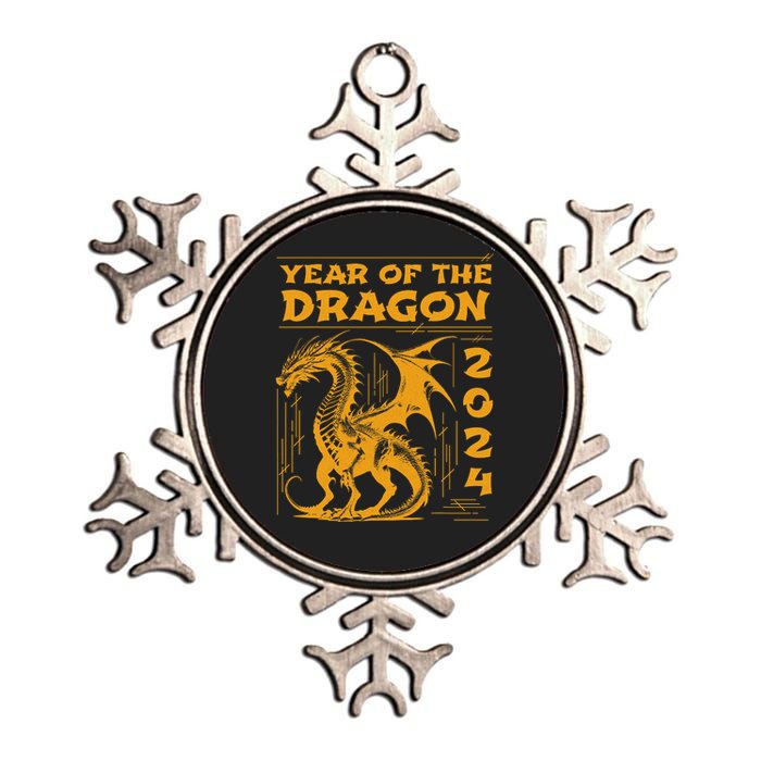 Year Of The Dragon 2024 Lunar New Year Chinese New Year 2024 Metallic Star Ornament