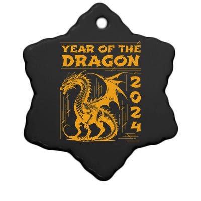 Year Of The Dragon 2024 Lunar New Year Chinese New Year 2024 Ceramic Star Ornament