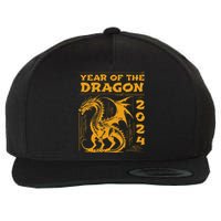 Year Of The Dragon 2024 Lunar New Year Chinese New Year 2024 Wool Snapback Cap