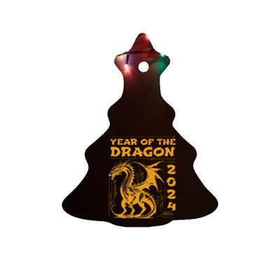 Year Of The Dragon 2024 Lunar New Year Chinese New Year 2024 Ceramic Tree Ornament