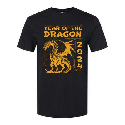 Year Of The Dragon 2024 Lunar New Year Chinese New Year 2024 Softstyle CVC T-Shirt