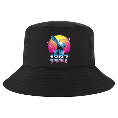 Year Of The Rabbit – Chinese Zodiac – Synthwave Style Cool Comfort Performance Bucket Hat