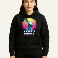 Year Of The Rabbit – Chinese Zodiac – Synthwave Style Hoodie