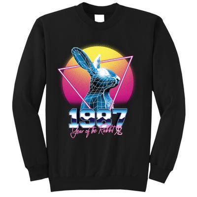 Year Of The Rabbit – Chinese Zodiac – Synthwave Style Sweatshirt