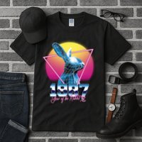 Year Of The Rabbit – Chinese Zodiac – Synthwave Style Tall T-Shirt
