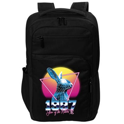 Year Of The Rabbit – Chinese Zodiac – Synthwave Style Impact Tech Backpack