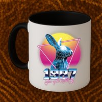 Year Of The Rabbit – Chinese Zodiac – Synthwave Style Mug