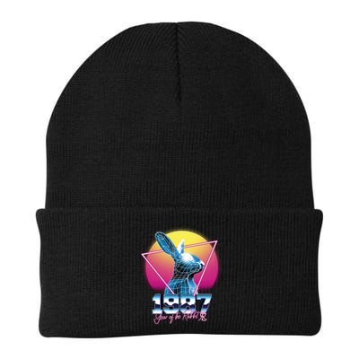 Year Of The Rabbit – Chinese Zodiac – Synthwave Style Beanie