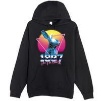 Year Of The Rabbit – Chinese Zodiac – Synthwave Style Premium Pullover Hoodie