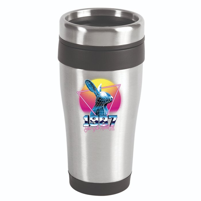 Year Of The Rabbit – Chinese Zodiac – Synthwave Style 16oz Travel Tumbler