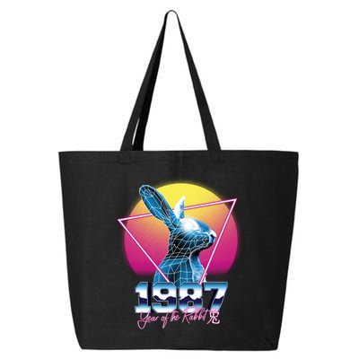 Year Of The Rabbit – Chinese Zodiac – Synthwave Style 25L Jumbo Tote