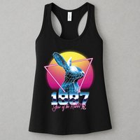 Year Of The Rabbit – Chinese Zodiac – Synthwave Style Womens Tank Top