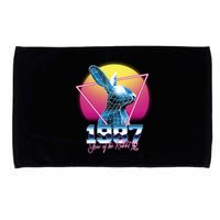Year Of The Rabbit – Chinese Zodiac – Synthwave Style Microfiber Hand Towel