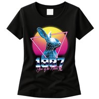 Year Of The Rabbit – Chinese Zodiac – Synthwave Style Womens T-Shirt