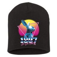 Year Of The Rabbit – Chinese Zodiac – Synthwave Style Short Acrylic Beanie