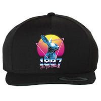 Year Of The Rabbit – Chinese Zodiac – Synthwave Style Wool Snapback Cap