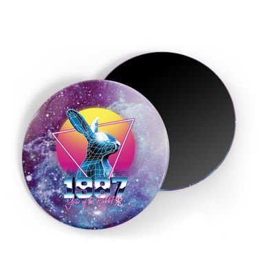 Year Of The Rabbit – Chinese Zodiac – Synthwave Style Magnet