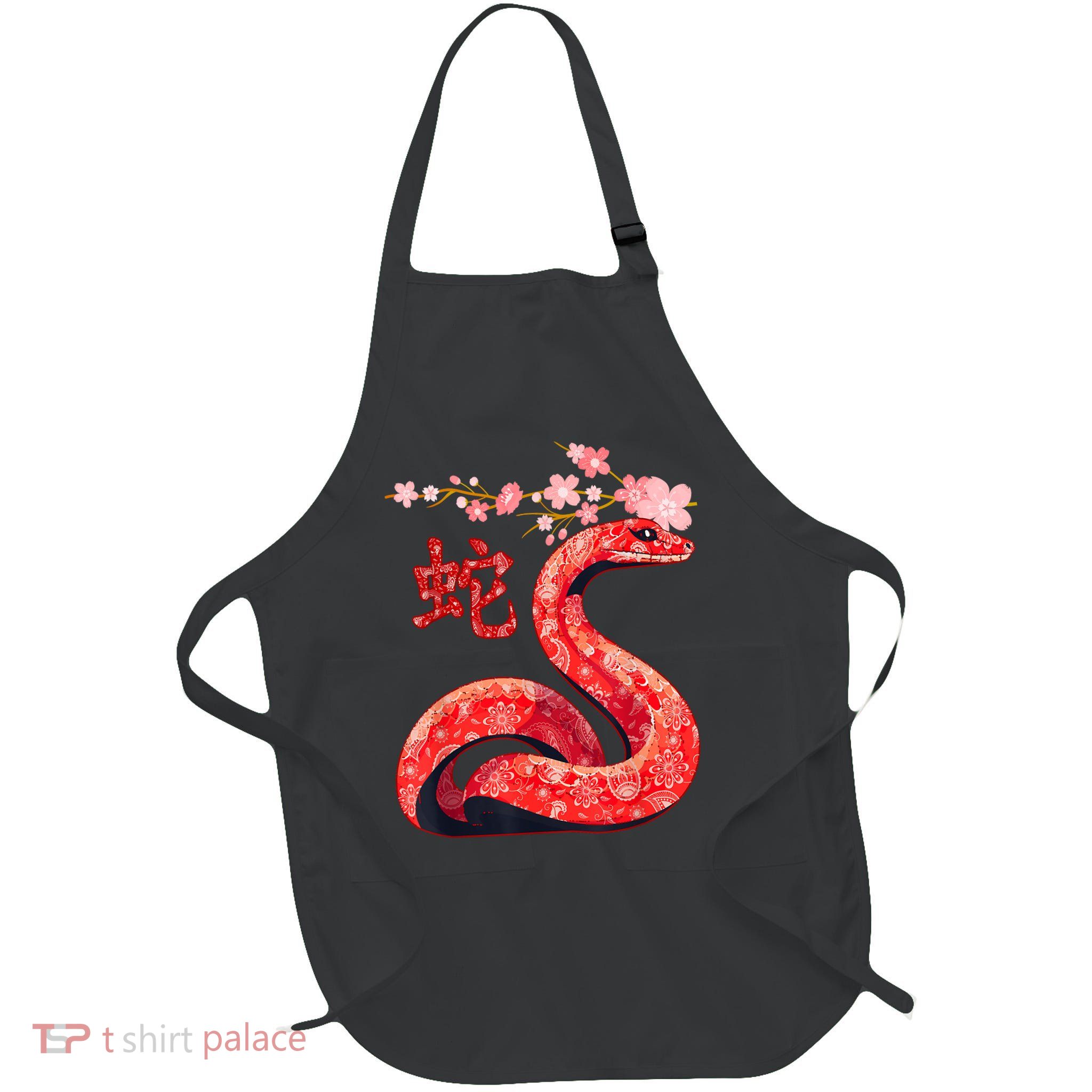 Year Of The Snake 2025 Chinese Traditional New Year 2025 Gift Apron