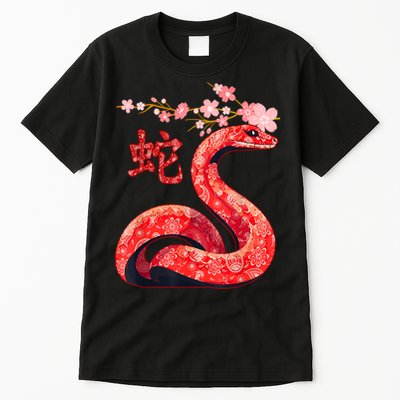 Year Of The Snake 2025 Chinese Traditional New Year 2025 Gift Tall T-Shirt