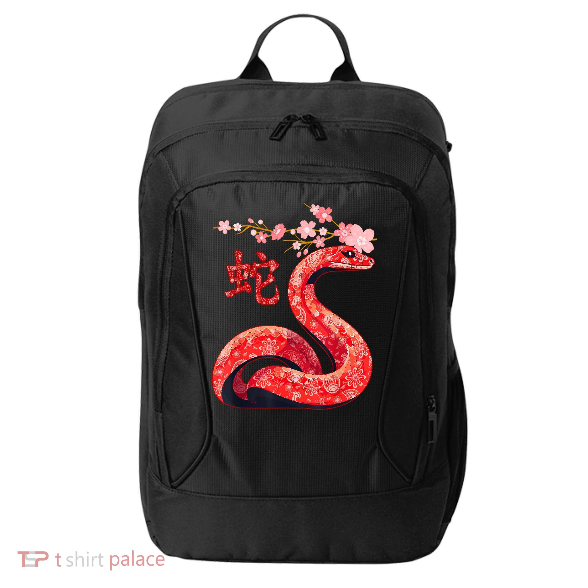 Year Of The Snake 2025 Chinese Traditional New Year 2025 Gift City Backpack