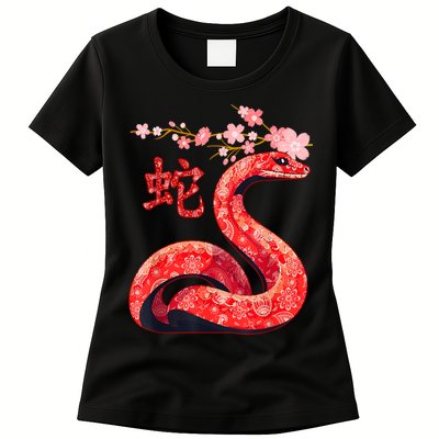 Year Of The Snake 2025 Chinese Traditional New Year 2025 Gift Womens T-Shirt