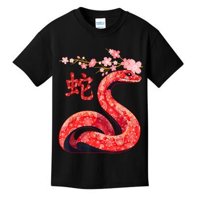 Year Of The Snake 2025 Chinese Traditional New Year 2025 Gift Kids T-Shirt