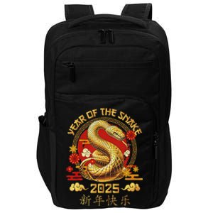 Year Of The Snake Zodiac Sign Impact Tech Backpack