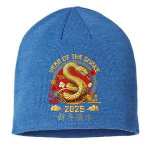 Year Of The Snake Zodiac Sign Sustainable Beanie