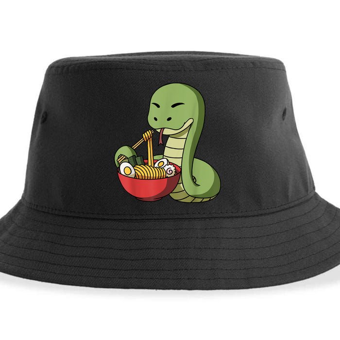 Year Of The Snake Chinese New Year Japanese Ramen Sustainable Bucket Hat