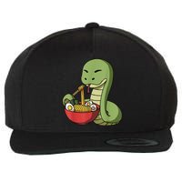 Year Of The Snake Chinese New Year Japanese Ramen Wool Snapback Cap