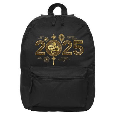 Year Of The Snake 2025 Lunar New Year Chinese New Year 2025 16 in Basic Backpack