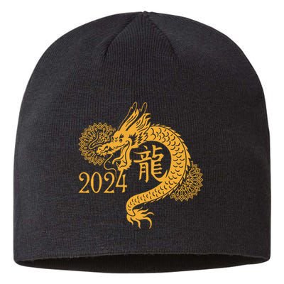 Year Of The Dragon 2024 Chinese New Year Zodiac Lunar Sustainable Beanie