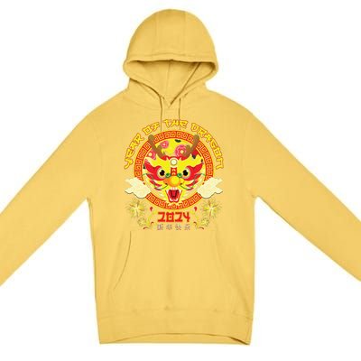 Year Of The Dragon 2024 Lunar New Year 2024 Chinese New Year Premium Pullover Hoodie