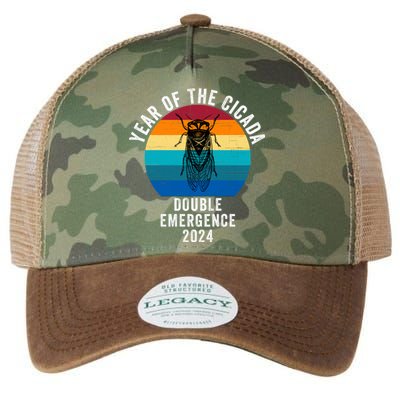 Year Of The Cicada Double Emergence 2024 Cicada Lover Return Of The Cicadas Legacy Tie Dye Trucker Hat