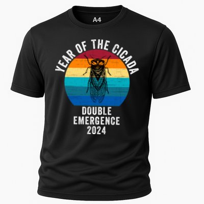 Year Of The Cicada Double Emergence 2024 Cicada Lover Return Of The Cicadas Cooling Performance Crew T-Shirt