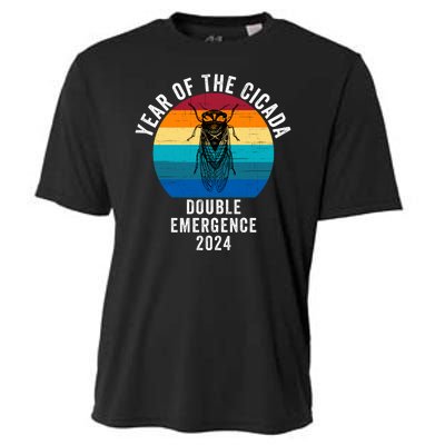 Year Of The Cicada Double Emergence 2024 Cicada Lover Return Of The Cicadas Cooling Performance Crew T-Shirt