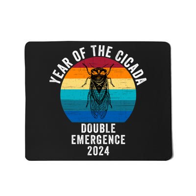 Year Of The Cicada Double Emergence 2024 Cicada Lover Return Of The Cicadas Mousepad