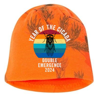 Year Of The Cicada Double Emergence 2024 Cicada Lover Return Of The Cicadas Kati - Camo Knit Beanie