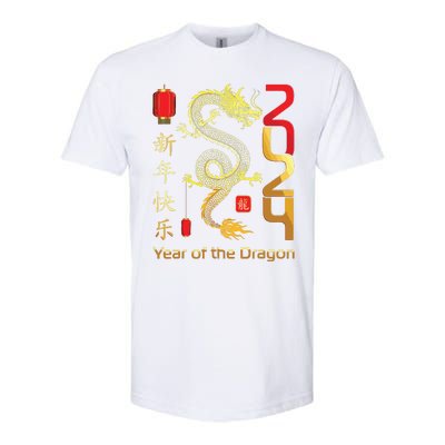 Year Of The Dragon 2024 Lunar New Year Chinese New Year 2024 Softstyle® CVC T-Shirt