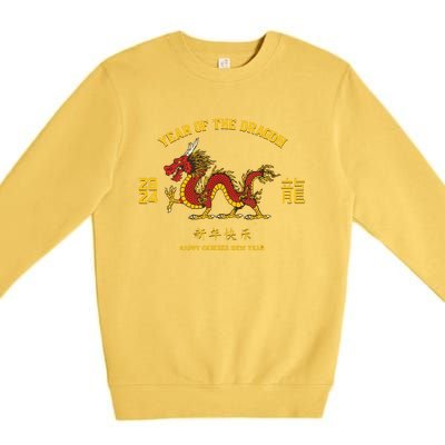 Year Of The Dragon 2024 Lunar New Year Chinese New Year 2024 Premium Crewneck Sweatshirt