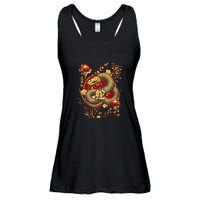 Year Of The Snake 2025 Chinese New Year Ladies Essential Flowy Tank