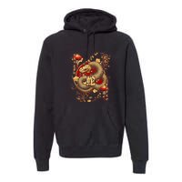 Year Of The Snake 2025 Chinese New Year Premium Hoodie