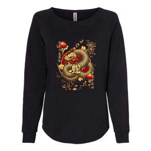 Year Of The Snake 2025 Chinese New Year Womens California Wash Sweatshirt