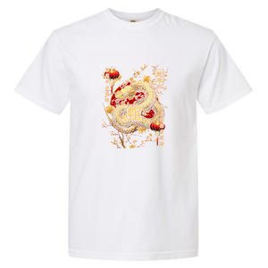 Year Of The Snake 2025 Chinese New Year Garment-Dyed Heavyweight T-Shirt