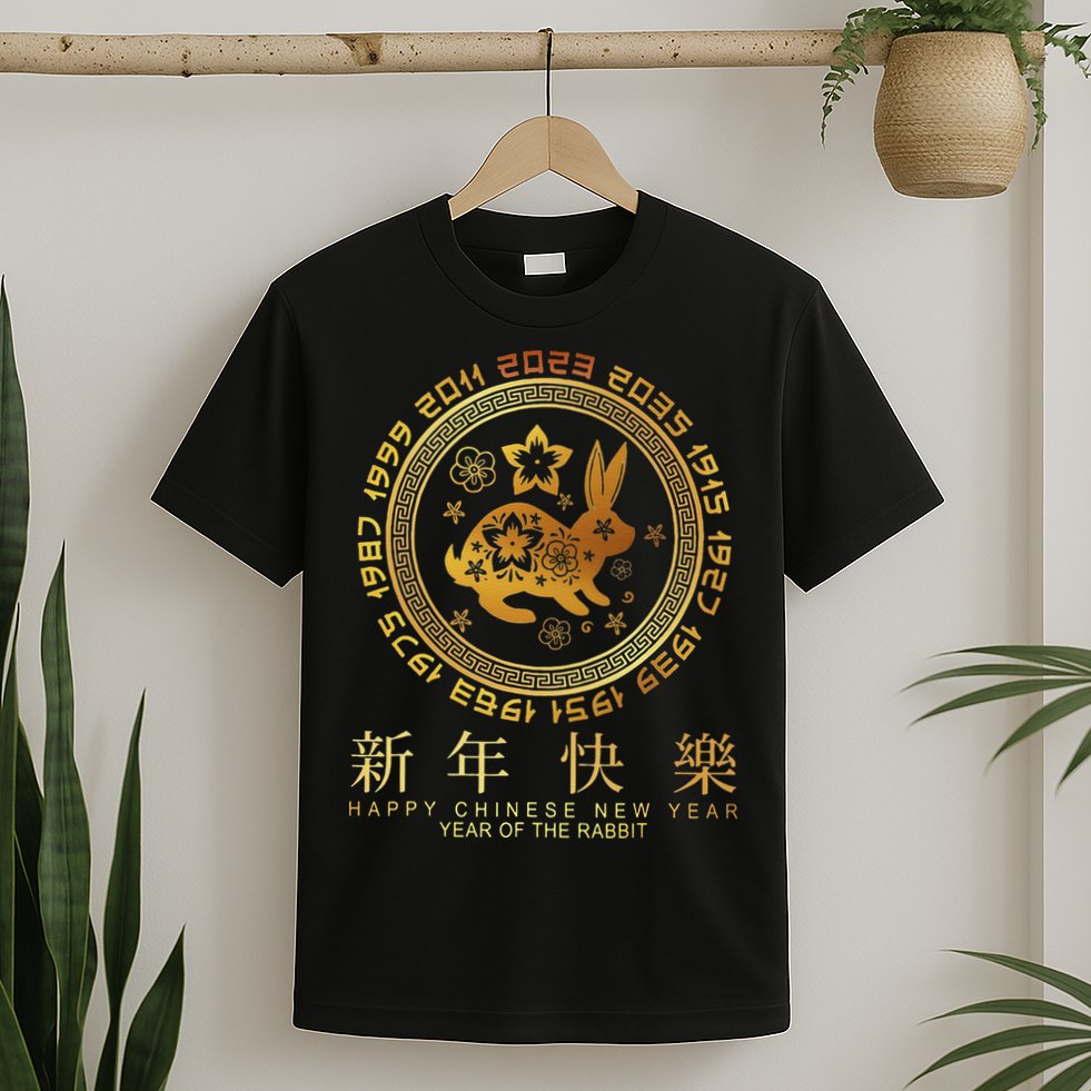 Year Of The Rabbit Chinese Zodiac Chinese New Year T-Shirt
