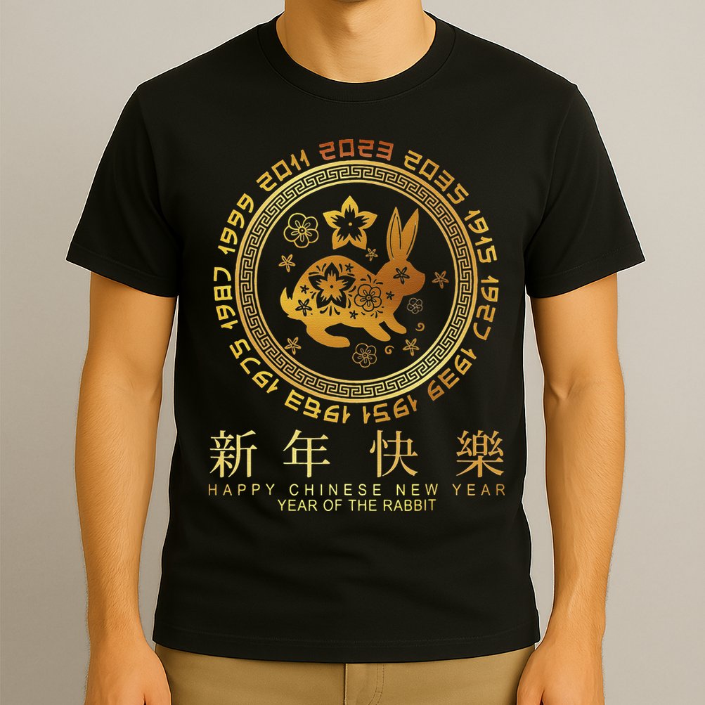 Year Of The Rabbit Chinese Zodiac Chinese New Year T-Shirt