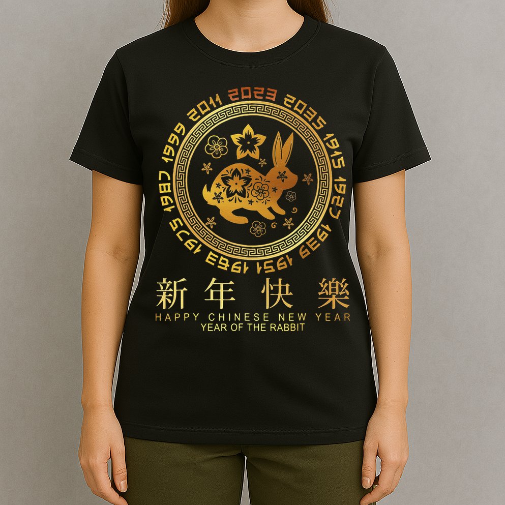 Year Of The Rabbit Chinese Zodiac Chinese New Year T-Shirt