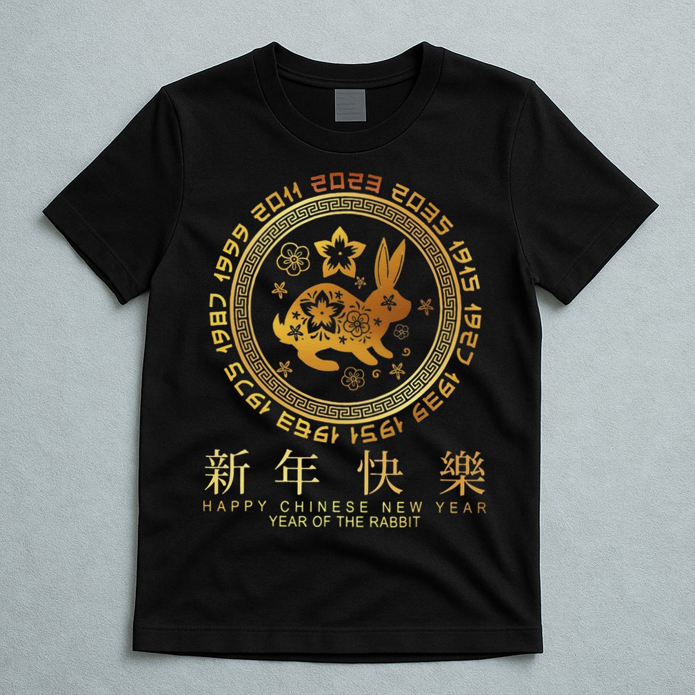 Year Of The Rabbit Chinese Zodiac Chinese New Year T-Shirt