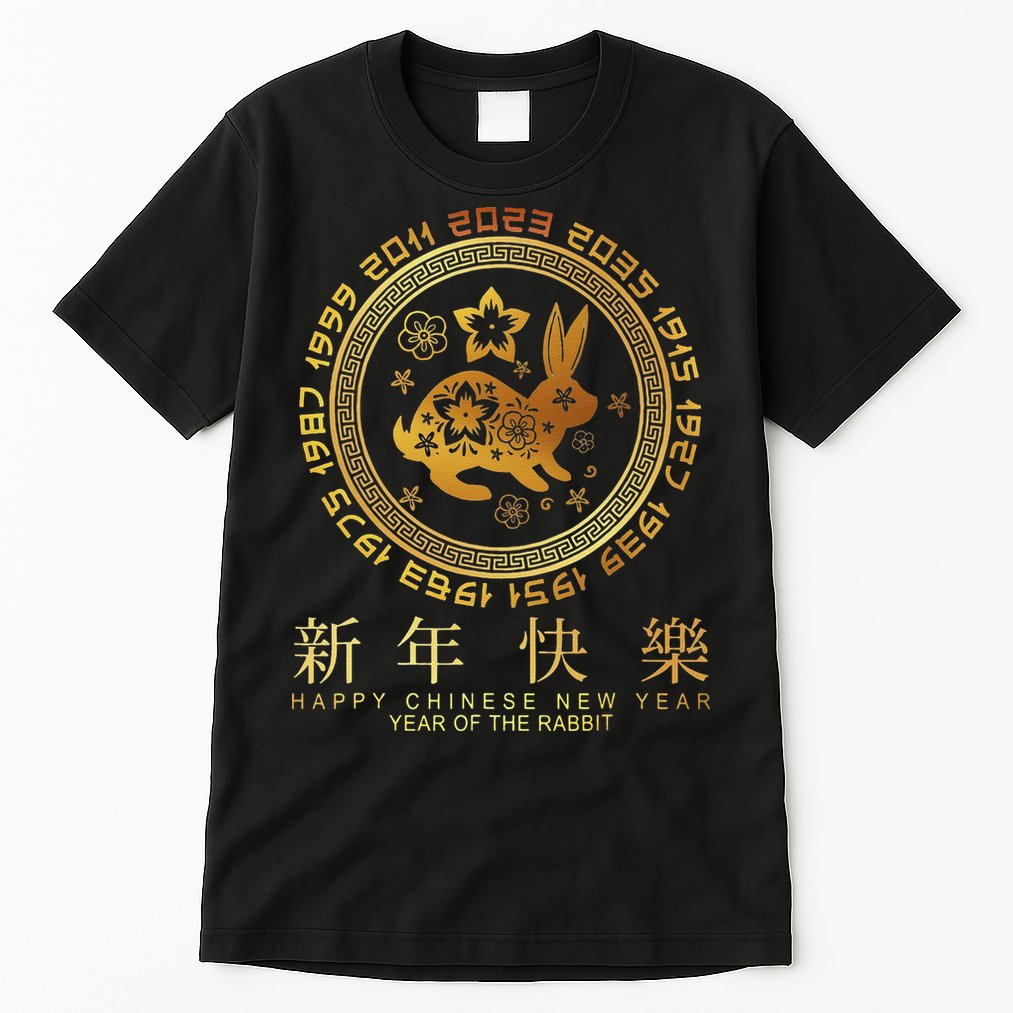 Year Of The Rabbit Chinese Zodiac Chinese New Year Tall T-Shirt