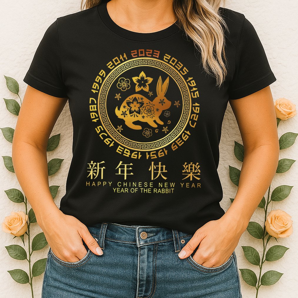 Year Of The Rabbit Chinese Zodiac Chinese New Year Womens T-Shirt